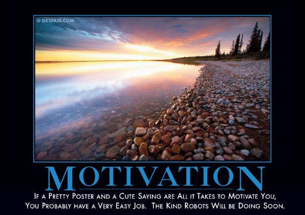 motivational image of a calm beach