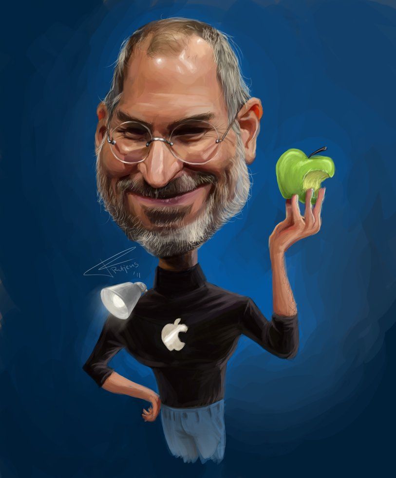 steve jobs painting